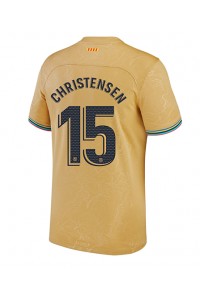 Fotbalové Dres Barcelona Andreas Christensen #15 Venkovní Oblečení 2022-23 Krátký Rukáv